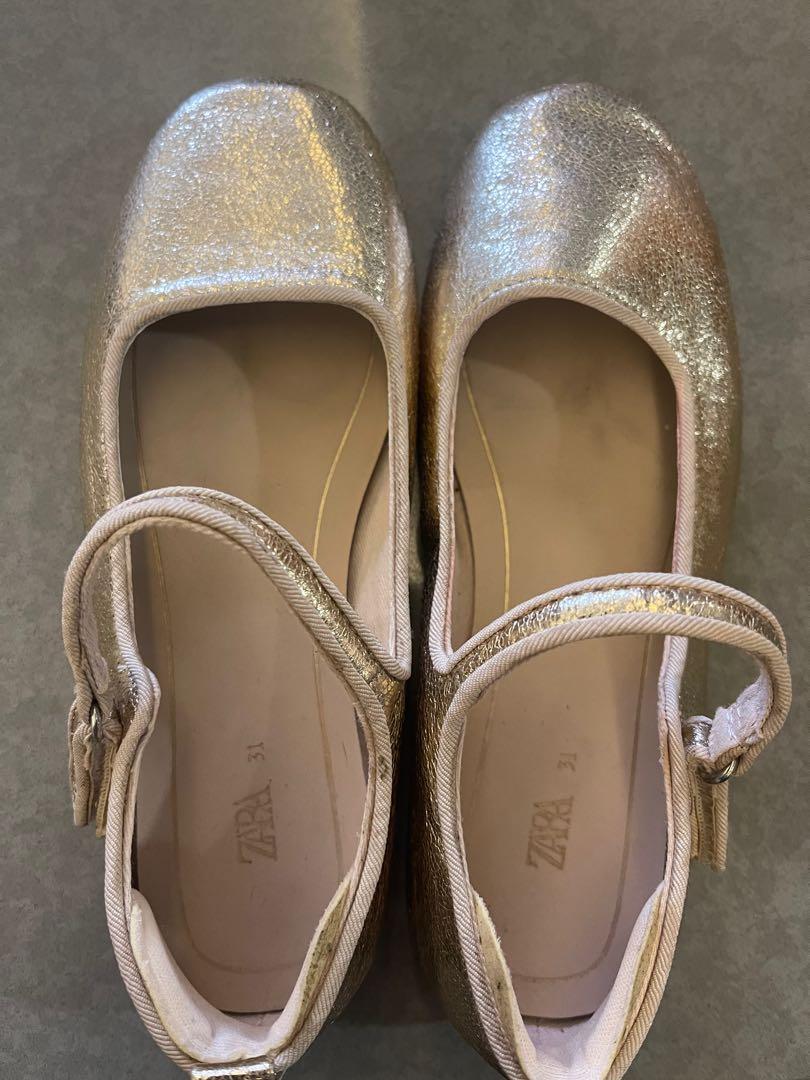 Gold ballet outlet pumps girls