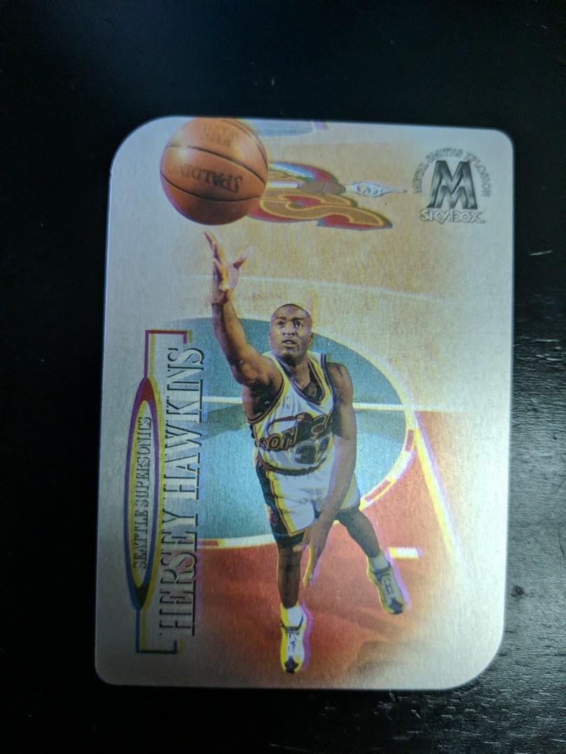 1998-99 skybox molten metal xplosion #47 HERSEY HAWKINS NBA CARD