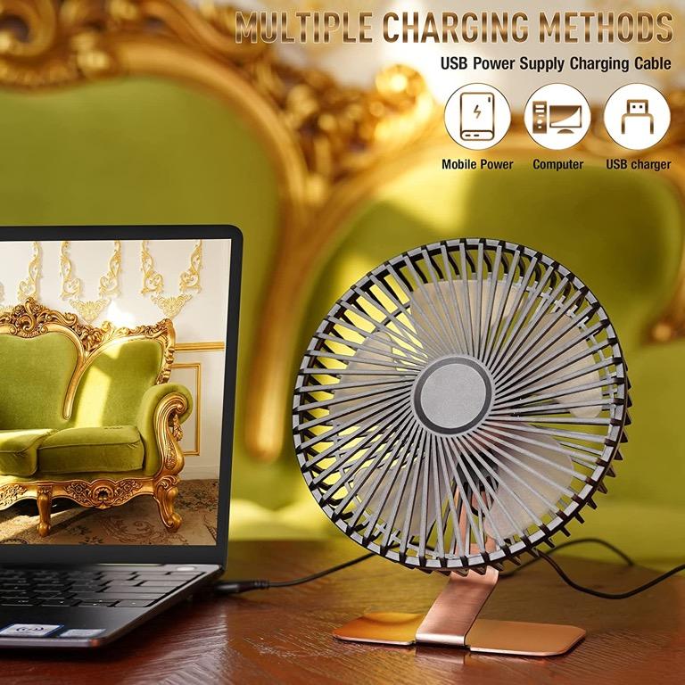 Whisper quiet desk fan deals