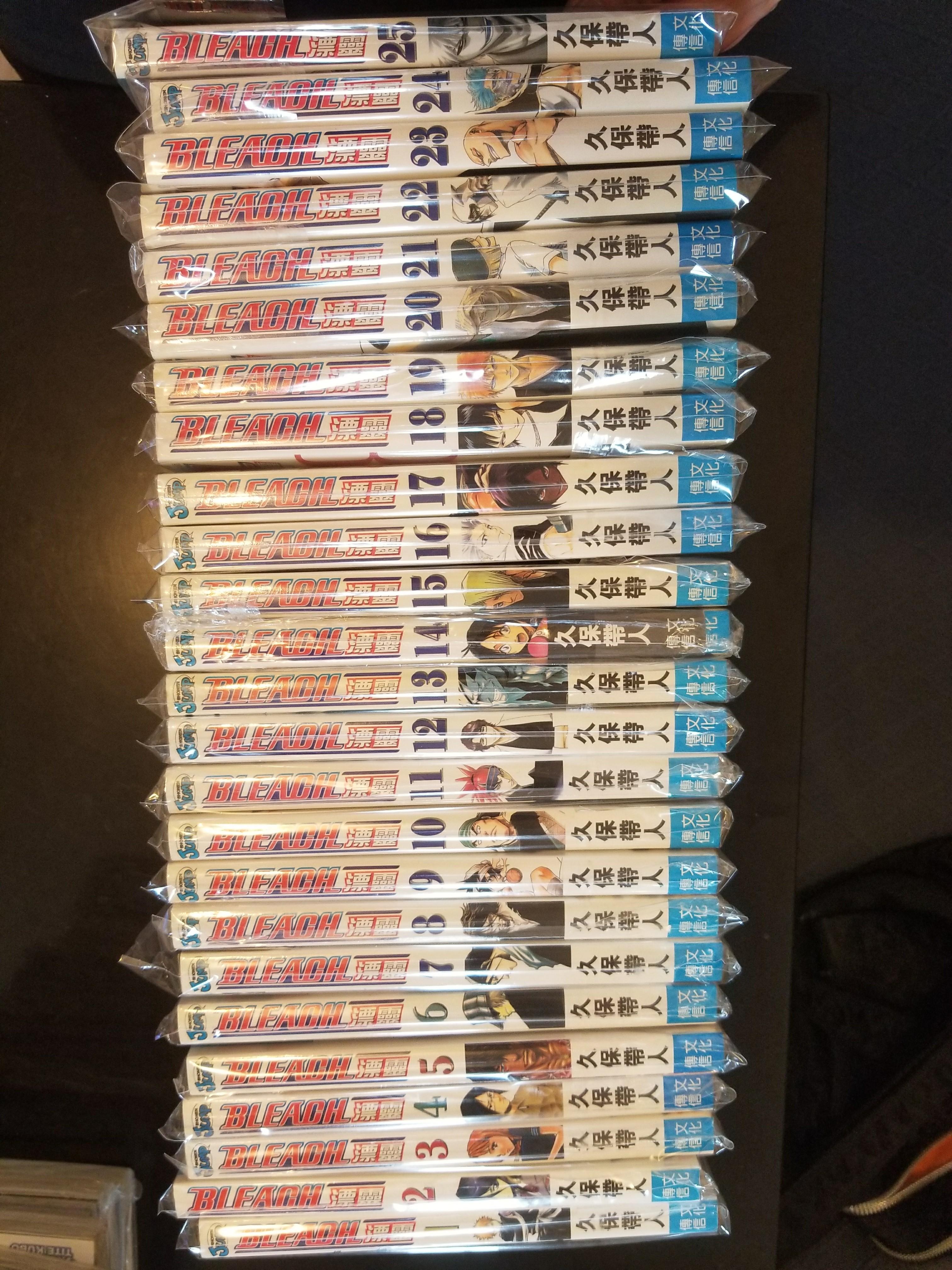 漂靈死神1 74 全套bleach 3本設定集漂靈格格閃卡 興趣及遊戲 書本 文具 漫畫 Carousell