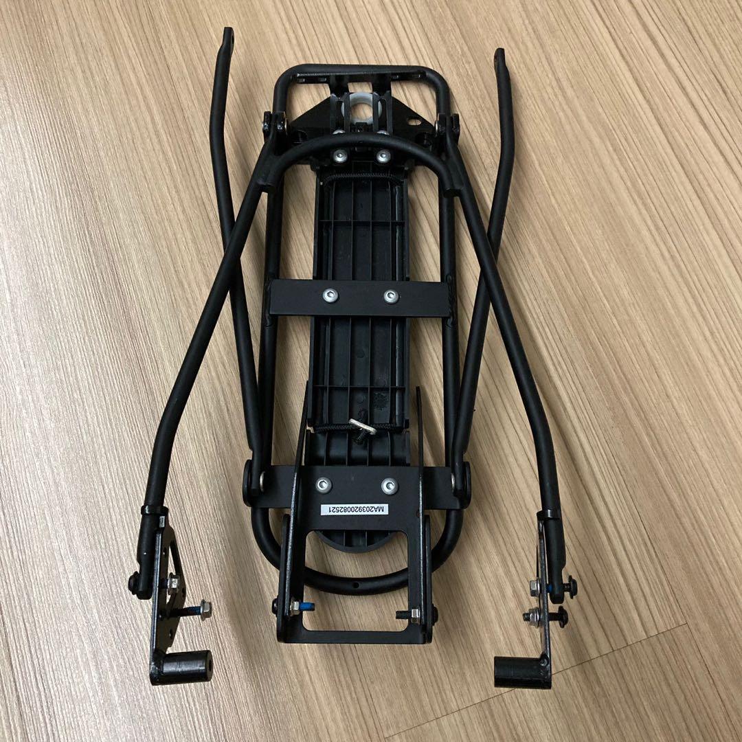 Decathlon Folding Bike Pannier Rack with OneSecondClip, Sports