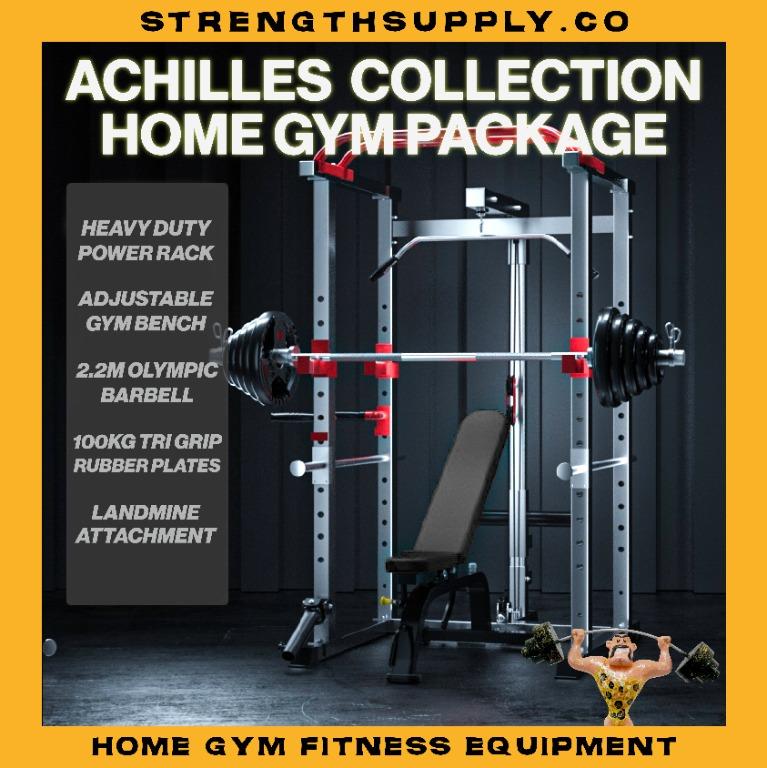Achilles Collection Home Gym For Powerlifting Package RM400 SAVED