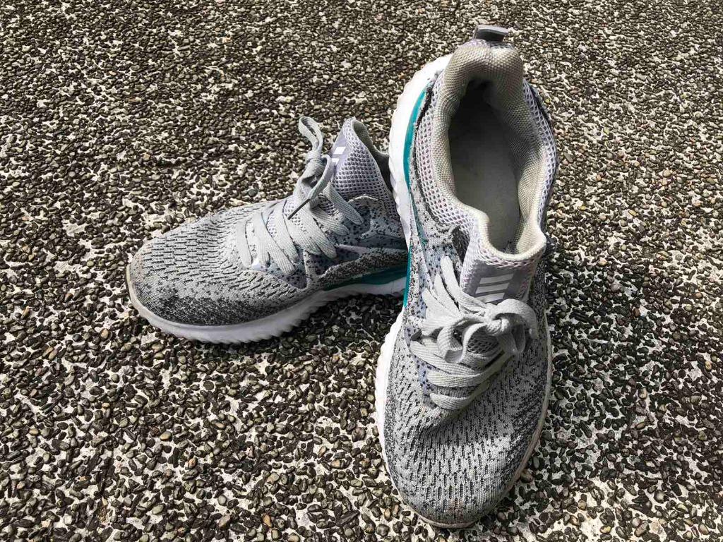 Adidas Alphabounce Gray x Green Size 9.5 Shoes Men s Fashion