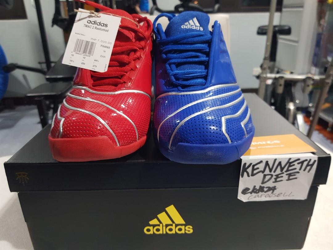 Adidas T-Mac 2.0 Restomod MisMatch Basketball Sneakers Royal Blue/Scarlet  Red/Silver Shoes Size 10.5 BNDS w Box Papers Inserts Tags, Men's Fashion,  Footwear, Sneakers on Carousell