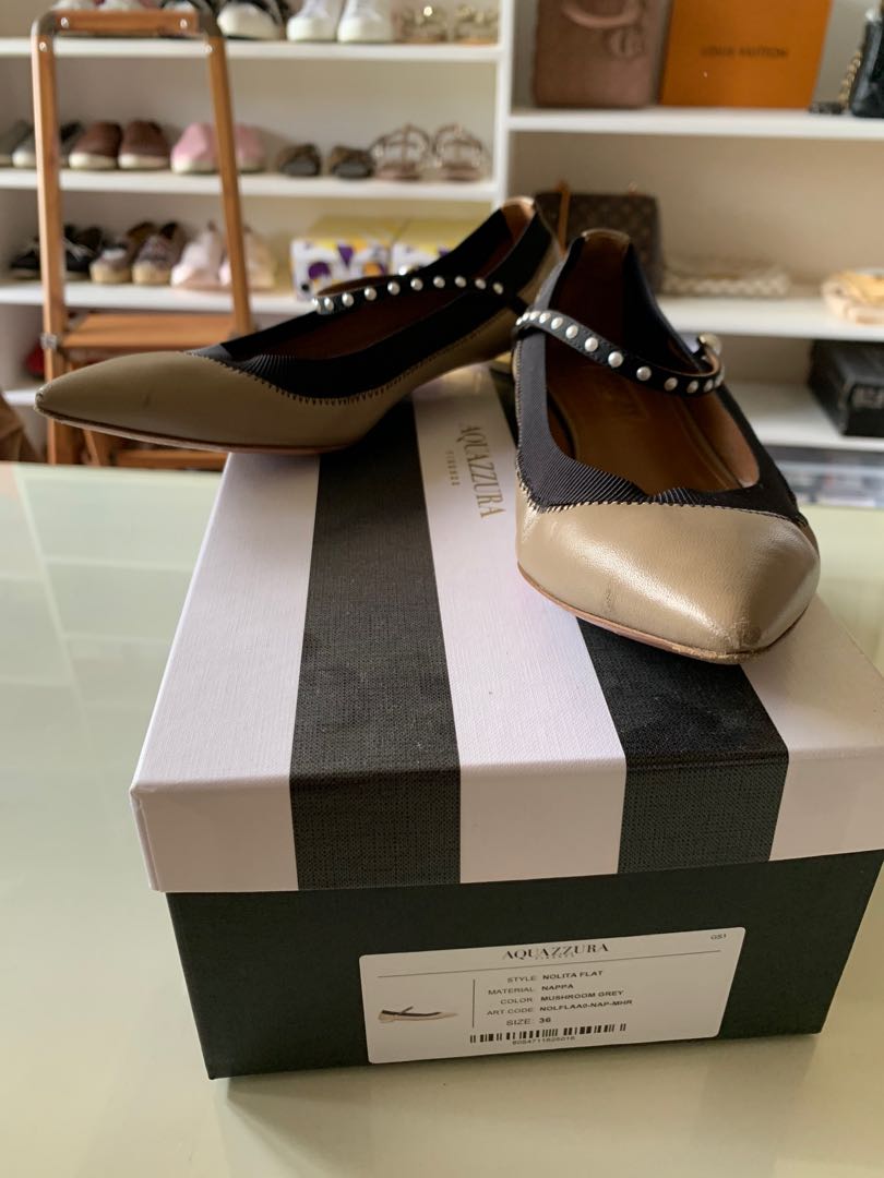 Decluttering Aquazzura Shoes For Sale Size 36 Women S Fashion Footwear Flats Sandals On Carousell