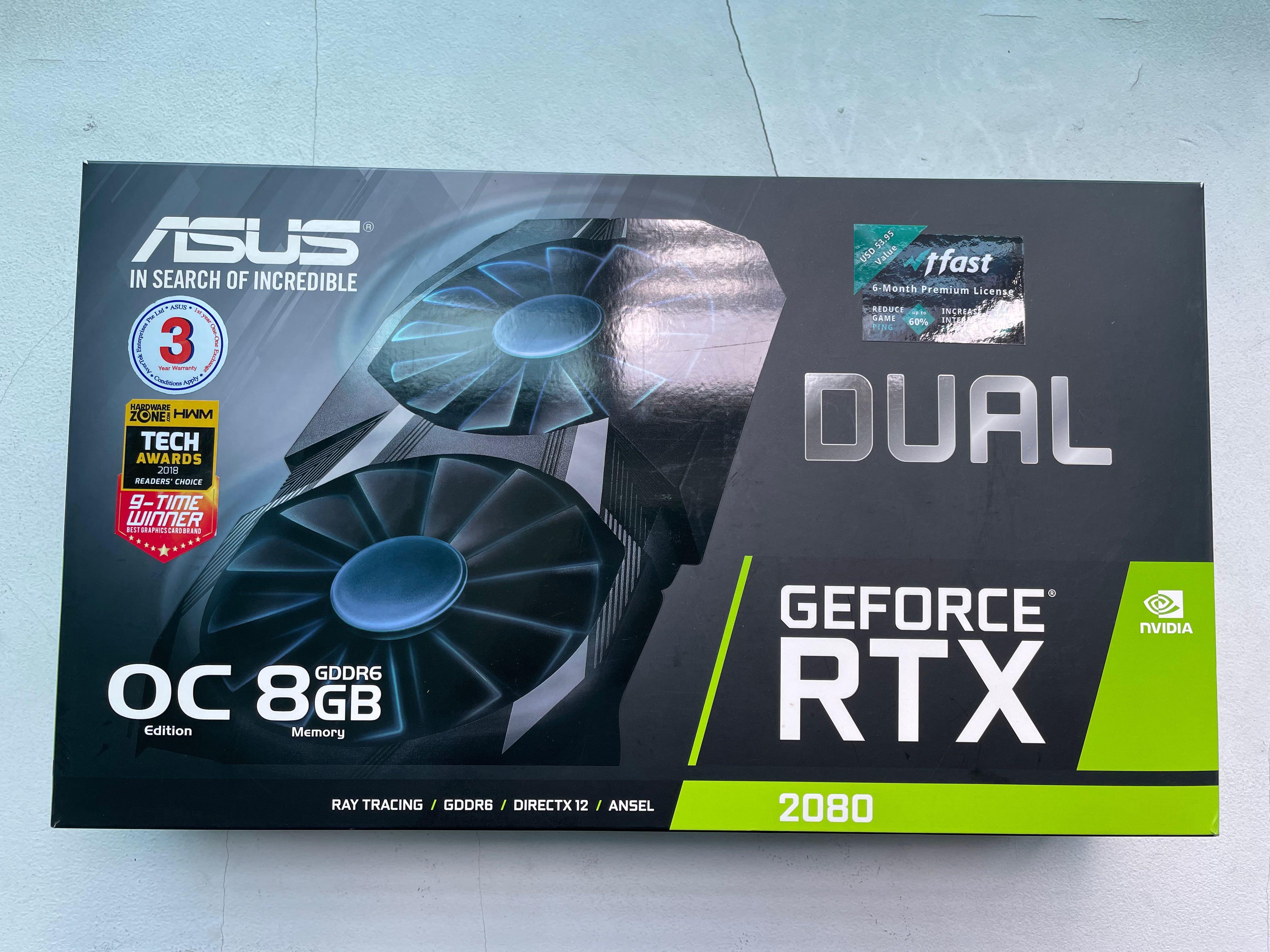 Rtx 2080 asus dual top