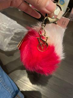 Authentic Victoria Secret Fluffy Keychain