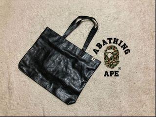 Bape Leather Tote Bag
