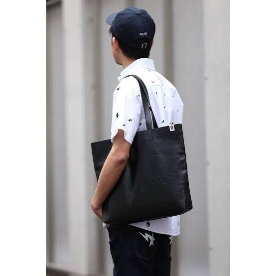 Bape leather bag 2025