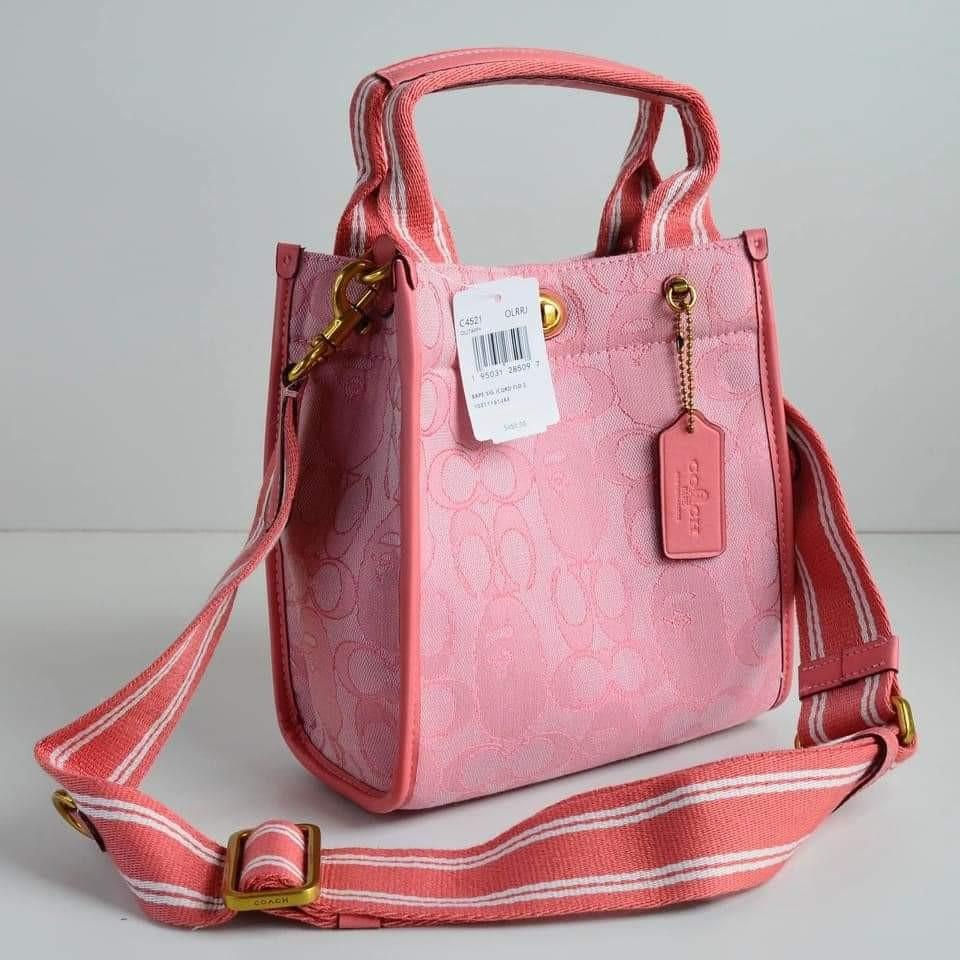 Coach x BAPE Canvas Tote 22 Pink in Canvas/Leather - US