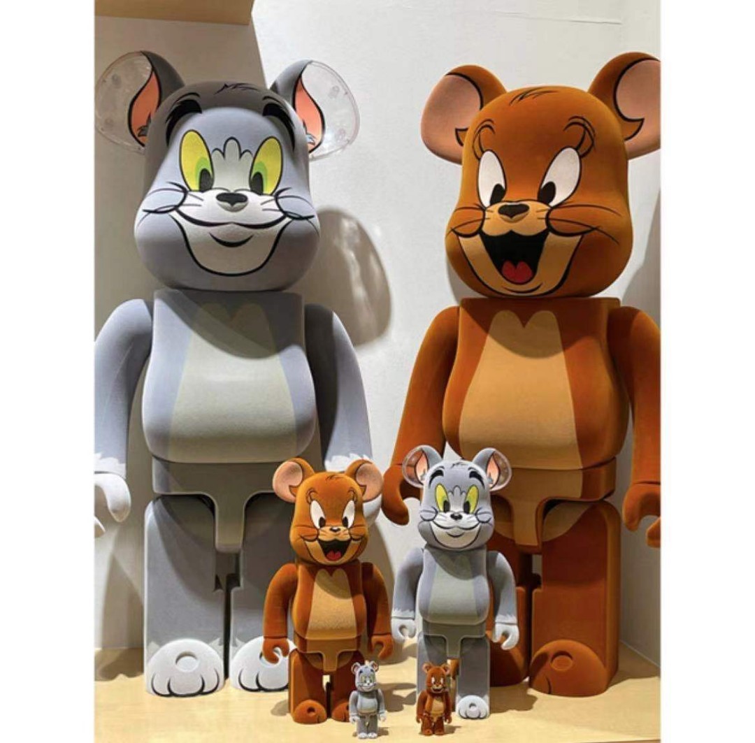 Bearbrick Tom and Jerry Flocky 絨毛1000%, 興趣及遊戲, 玩具& 遊戲類