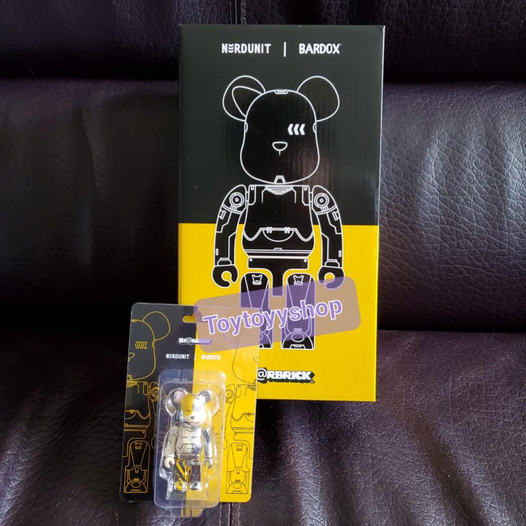 最後1套)Be@rbrick x Nerdunit x Bardox 100% & 400%, 興趣及遊戲