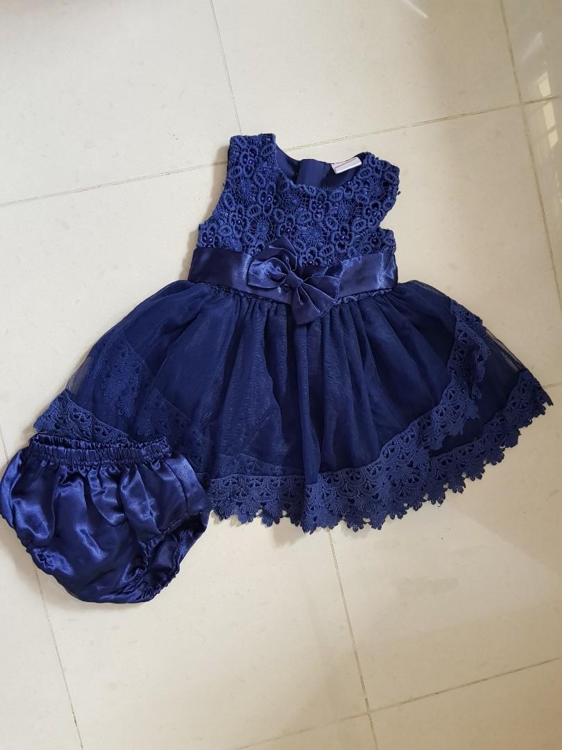 dark blue frock