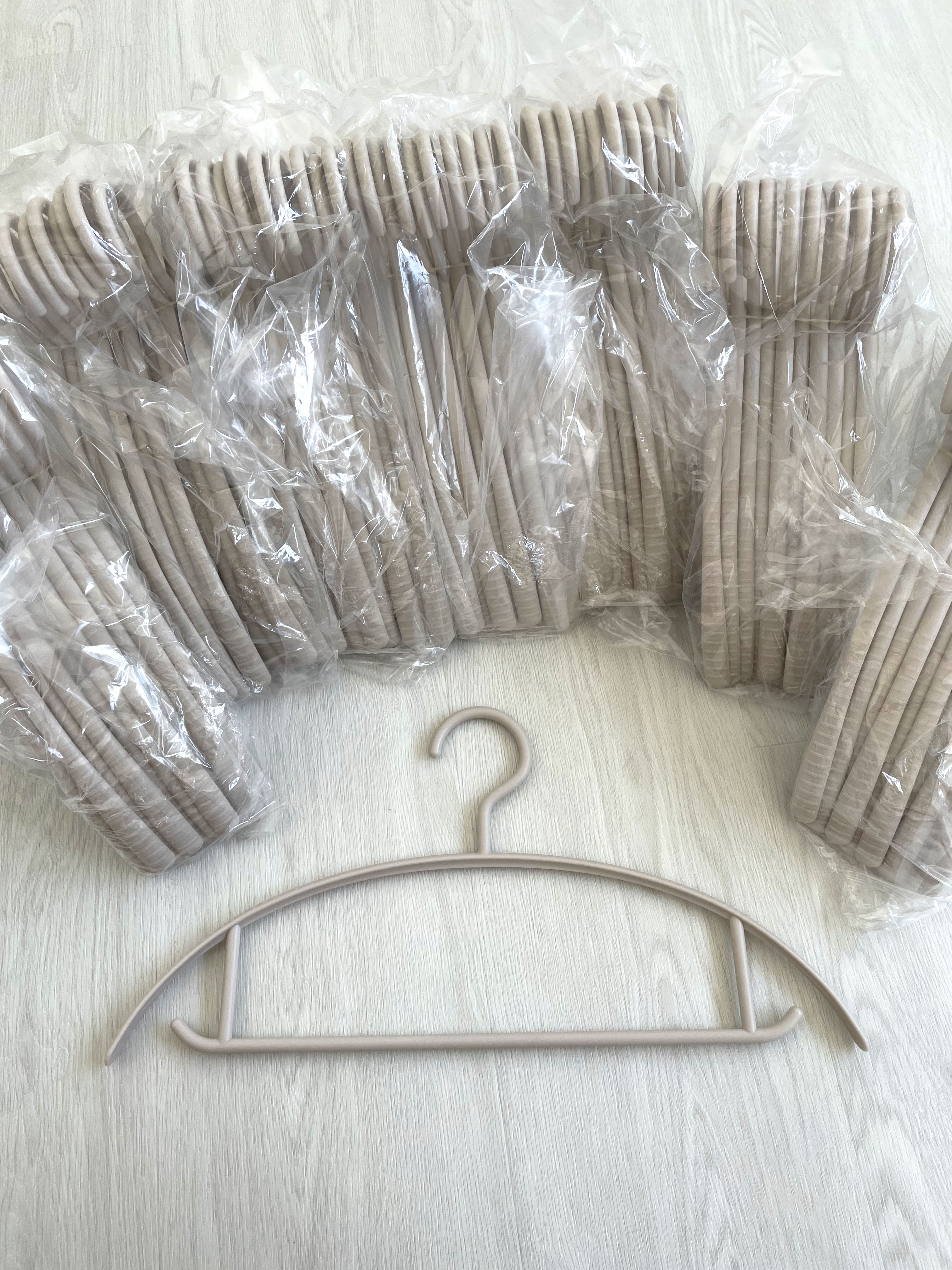 BNIB Grey hangers (leave no marks), Furniture & Home Living, Home Improvement & Organisation