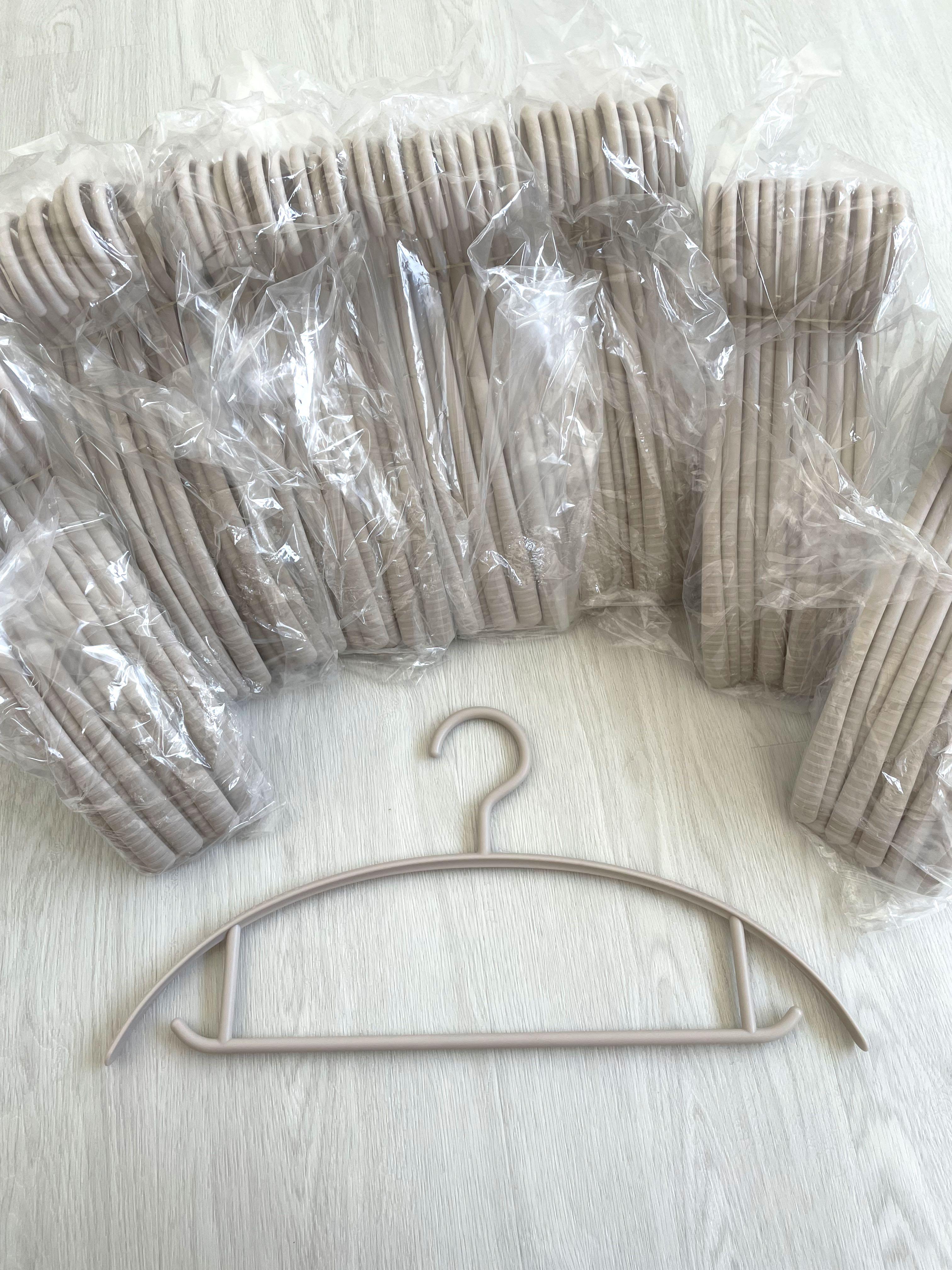 BNIB Grey hangers (leave no marks), Furniture & Home Living, Home