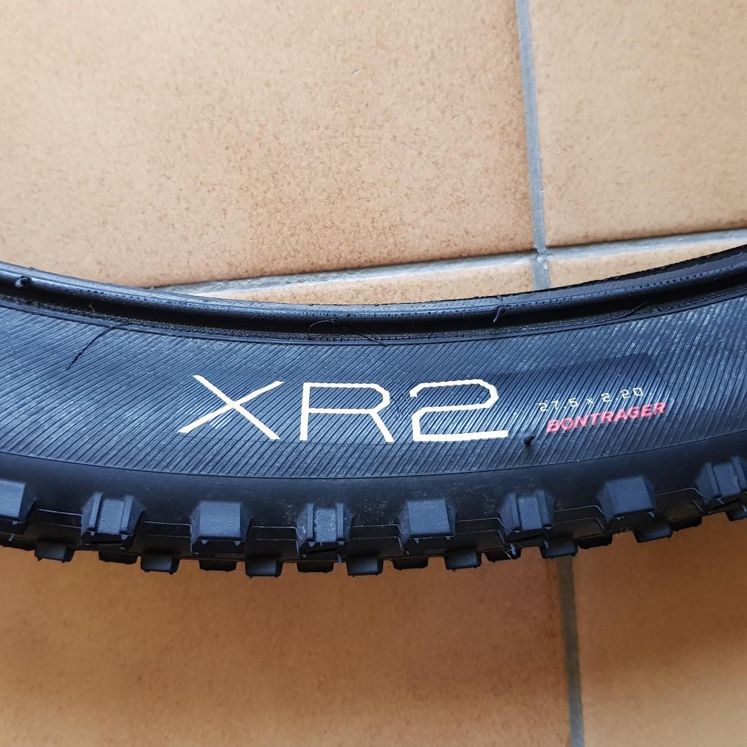 Bontrager XR2 Tyres 27.5 x 2.20 Sports Equipment Bicycles Parts Parts Accessories on Carousell