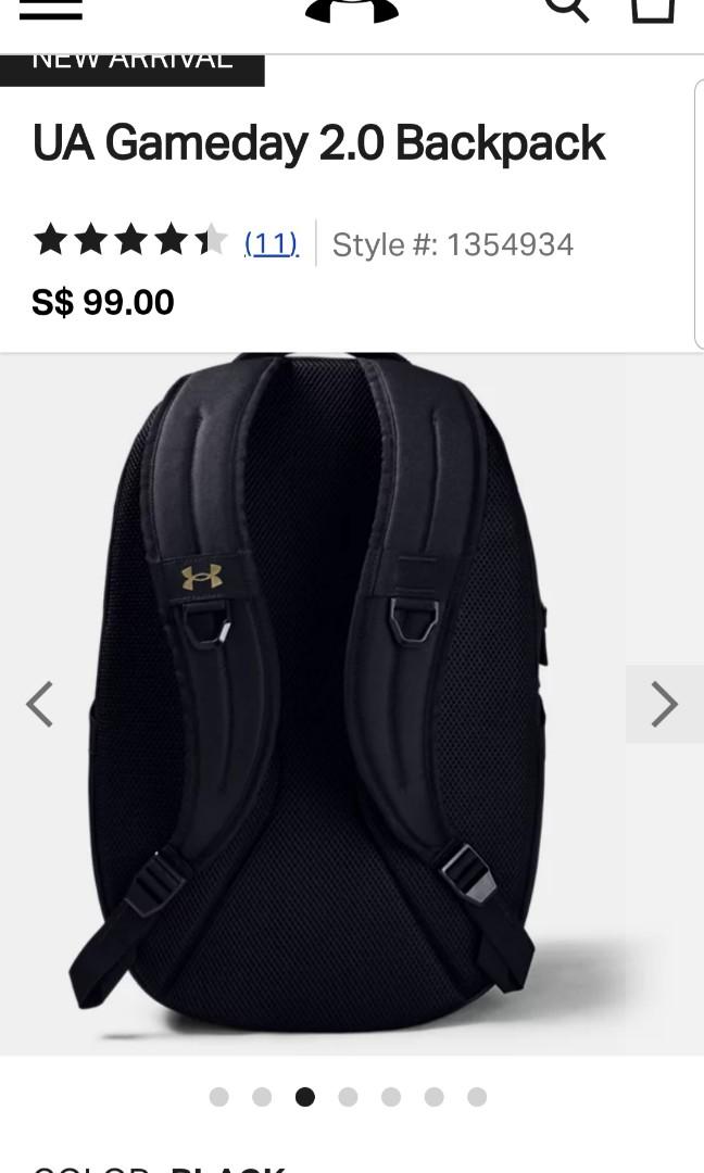 Brand New Genuine Under Armor UA Gameday 2.0 Backpack Original Price 99