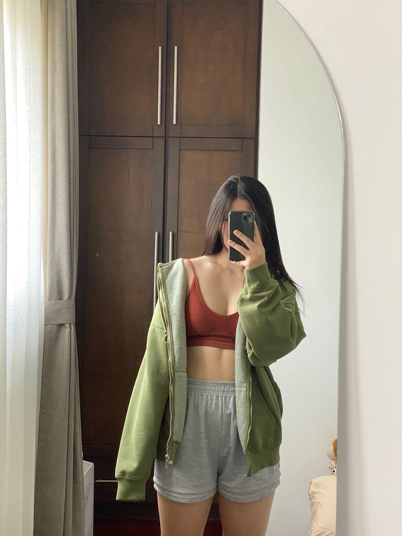 Christy Hoodie  Jacket outfit women, Christy hoodie, Green hoodie outfit