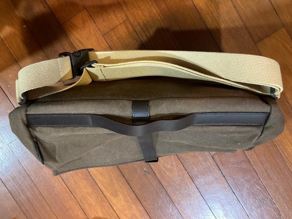 Brompton Roll Top Bag Frame Rain cover Waxed Canvas