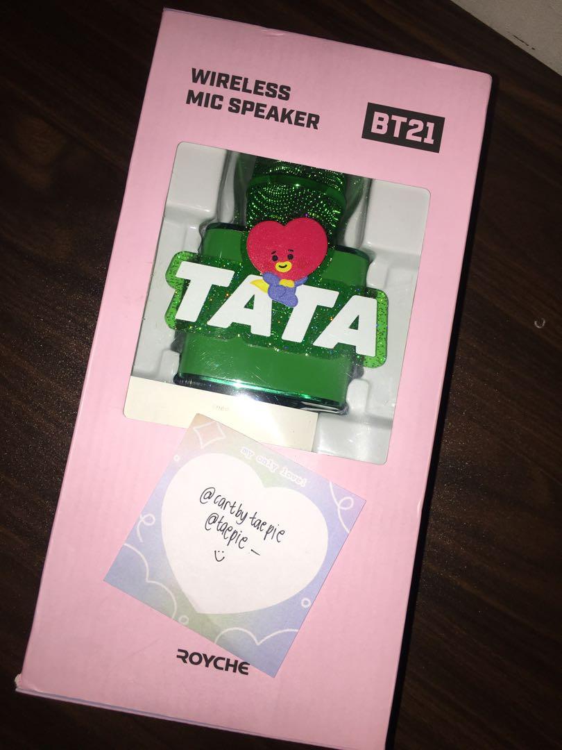 BTS BT21 TATA MIC WIRELESS MIC SPEAKER, Hobbies & Toys, Memorabilia