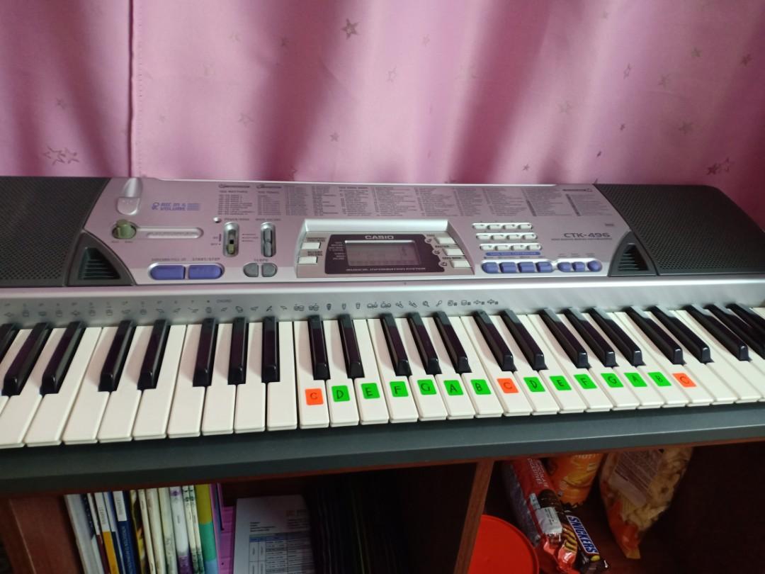 Casio CTK496 keyboard, Hobbies & Toys, Music & Media, Musical