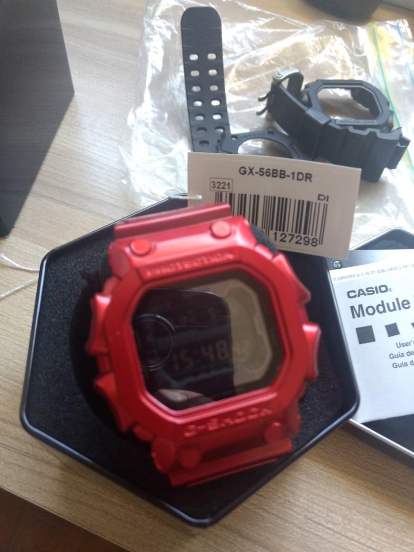 G shock gx 56 red top
