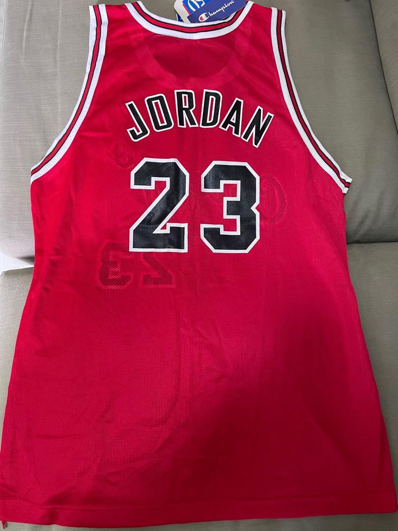 Michael Jordan #23 Chicago Bulls Gold NBA Champion Jersey 40 SM NEW