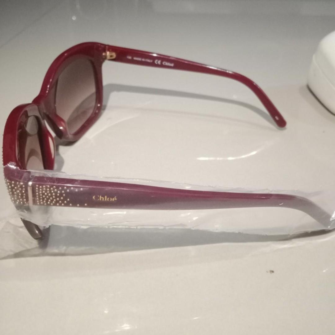 Red chloe sunglasses clearance