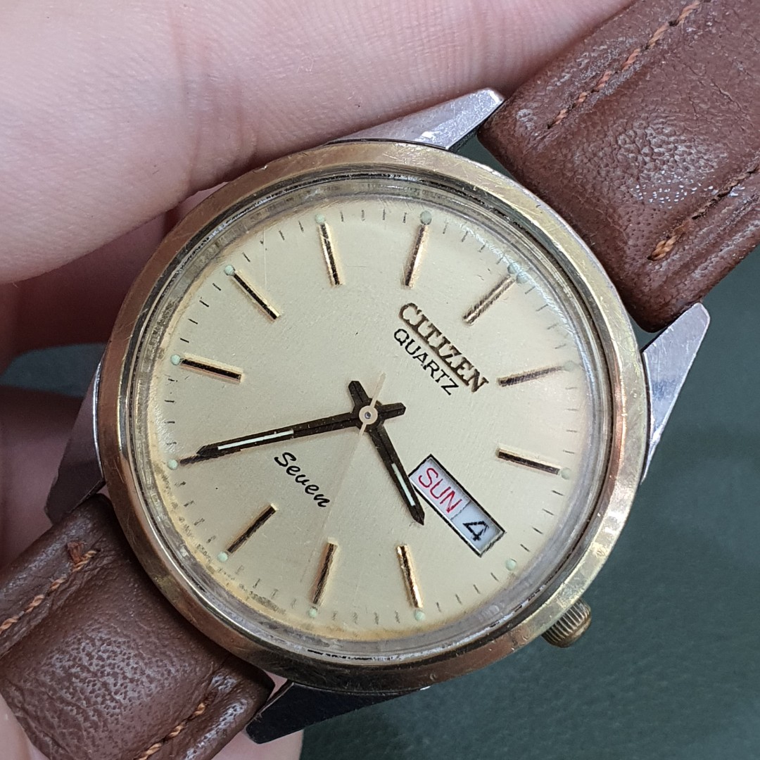Citizen quartz seven watch value on sale