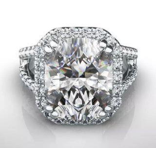 Crystal Wedding Engagement Zircon Ring FW