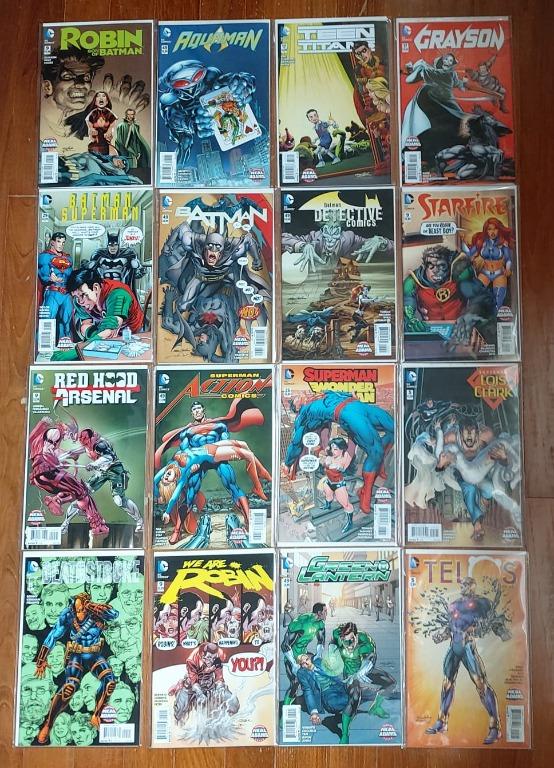 DC Comics Collection Superman Batman Wonder Woman Green Latern Aquaman ...