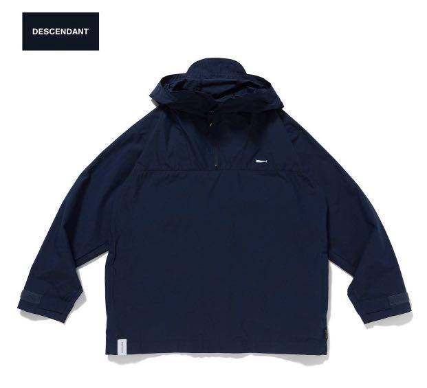 DESCENDANT 21SS BAIT NYLON JACKET （藍色沖鋒衣）SIZE 3, 男裝, 外套