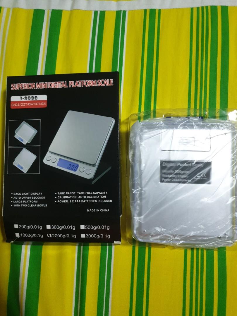 Digital Scale Brand New 0 1g 2kg Health Nutrition Health Monitors Weighing Scales On Carousell