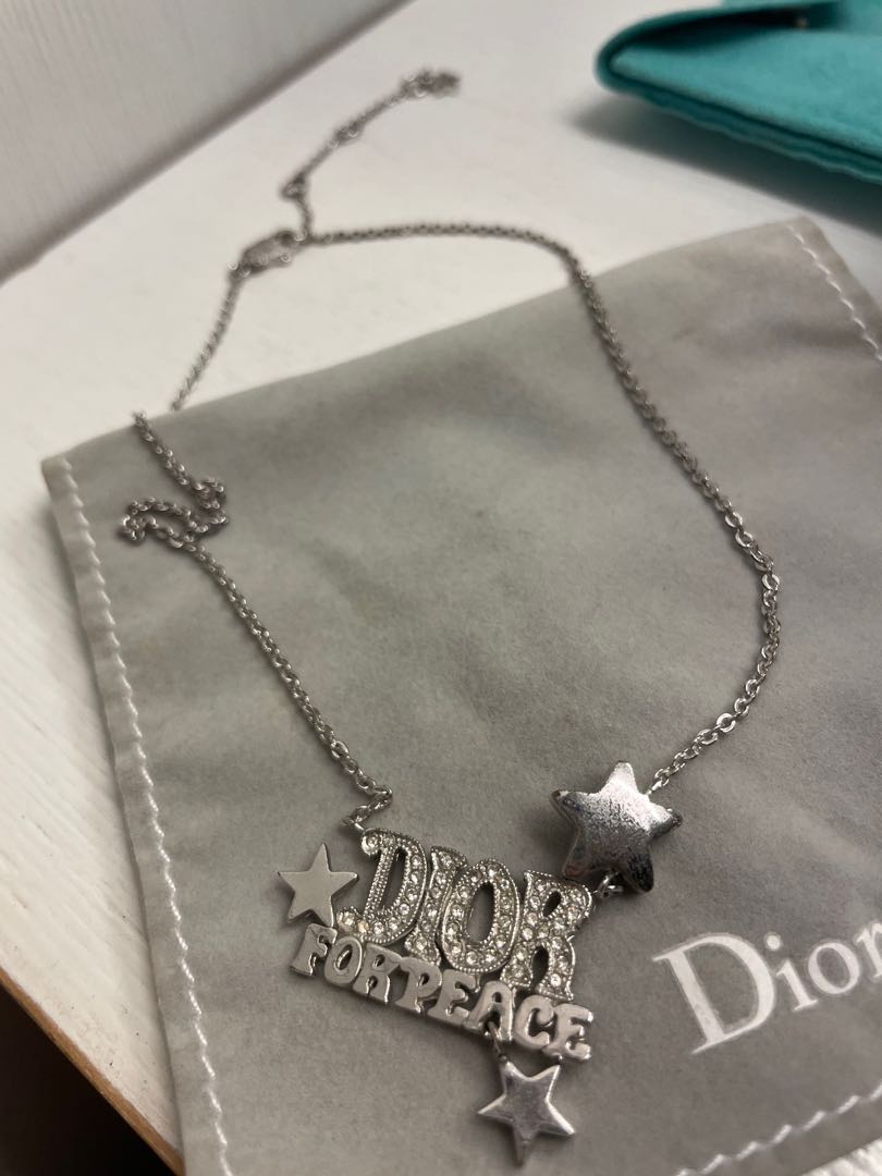 Dior for peace clearance necklace