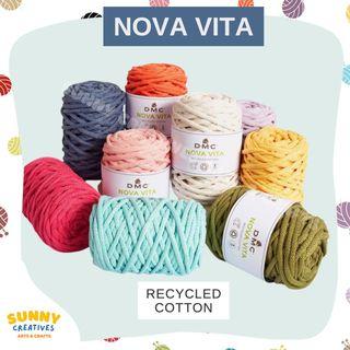 DMC Nova Vita Yarn Recycled Cotton | For Crochet, Macrame and Tricot 250g/55m