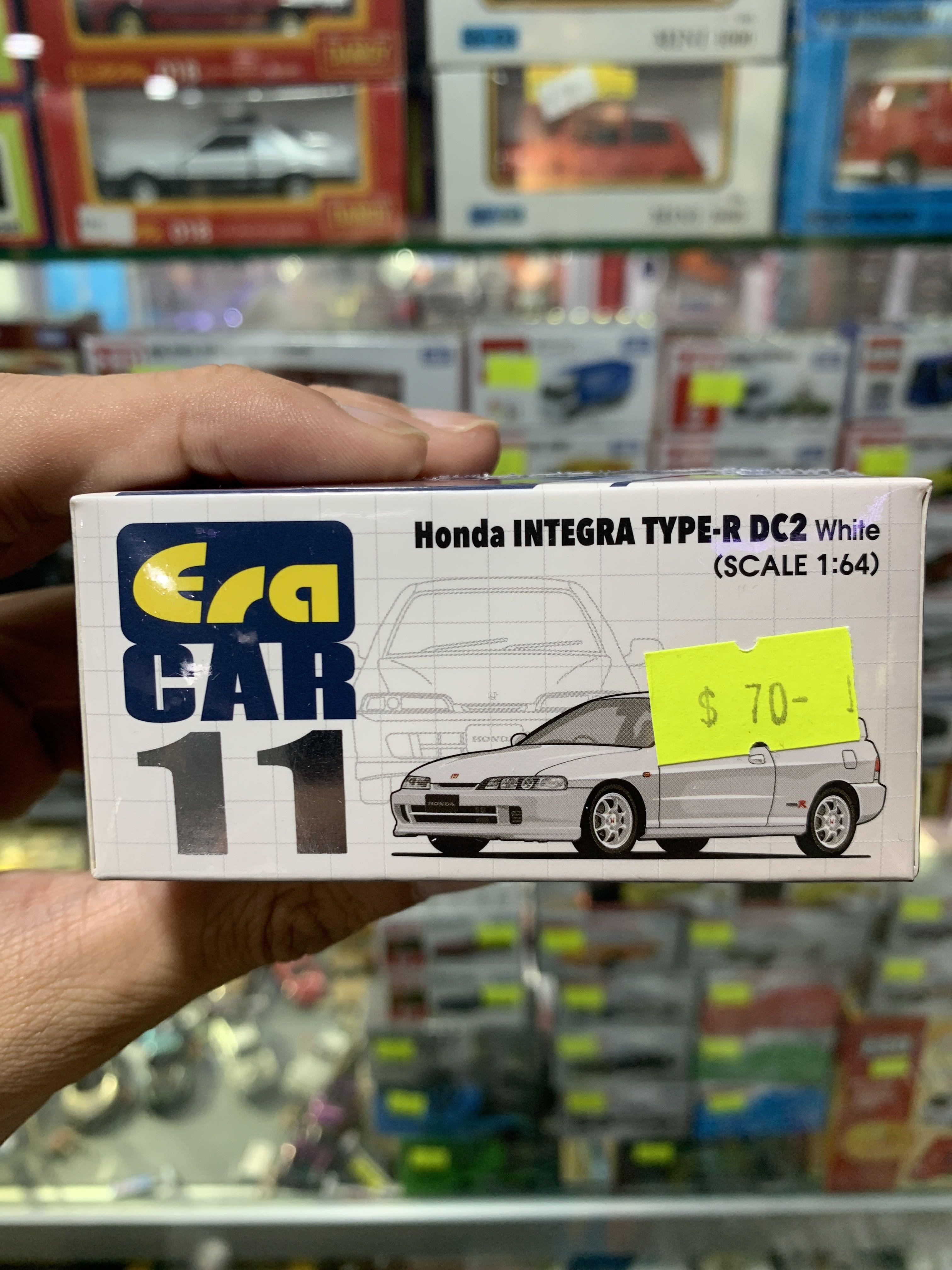 倉底尋回清貨大特價！Era Car 1:64 11 Honda Integra Type-R DC2 (White 白色), 興趣及遊戲, 玩具  遊戲類- Carousell