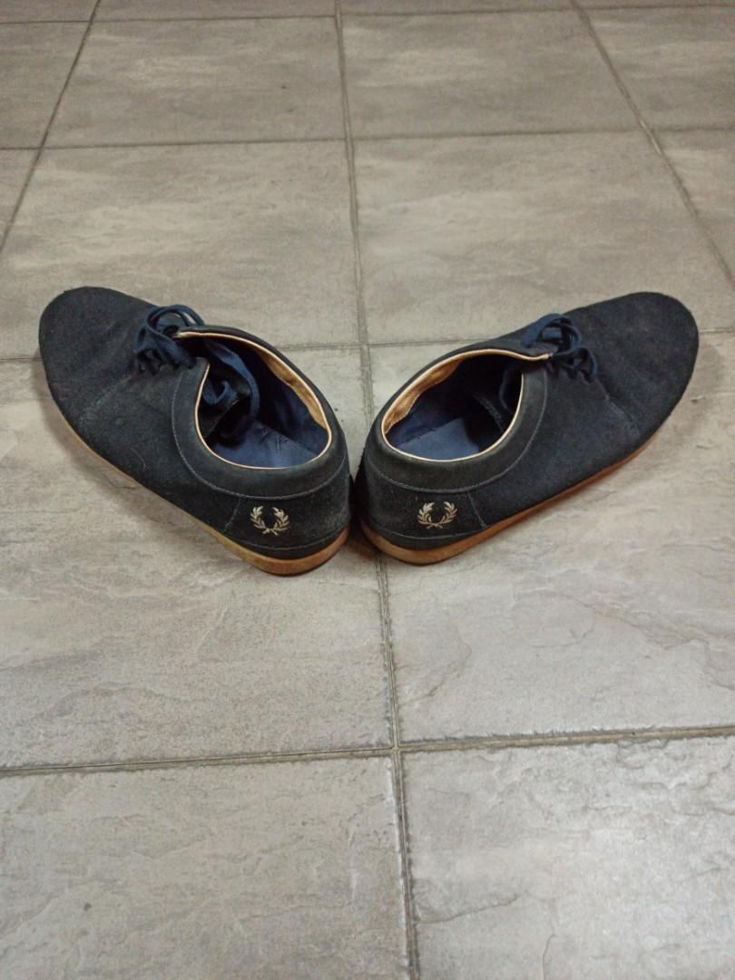 Fred perry hotsell black suede shoes