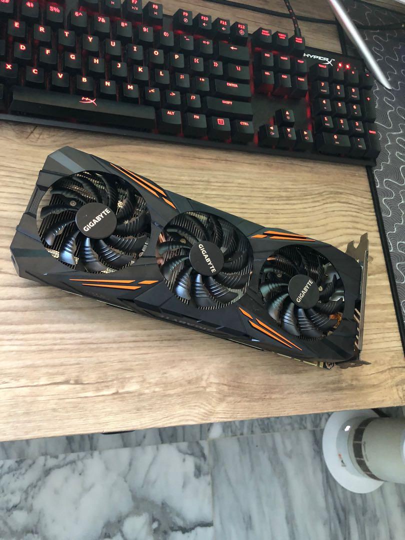 Gigabyte GTX 1070ti Computers Tech Parts Accessories