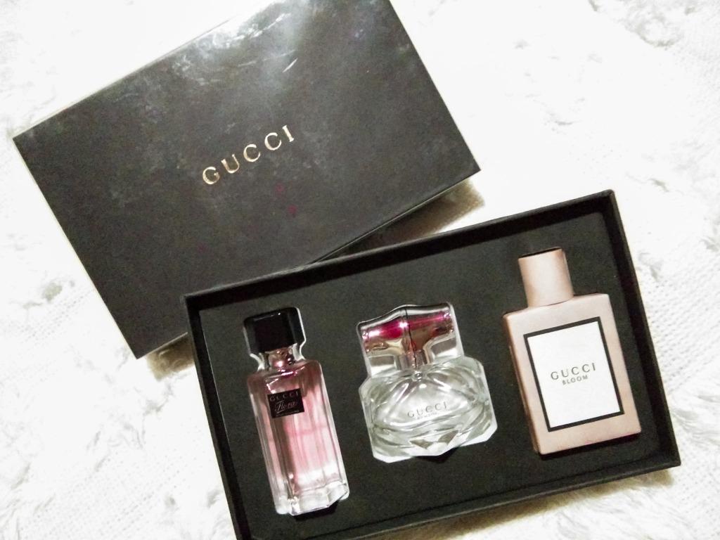 Gucci perfume set of 3 Clearance
