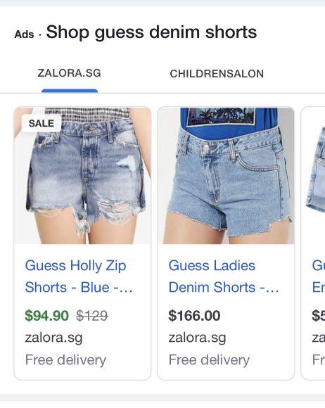 g by guess shorts