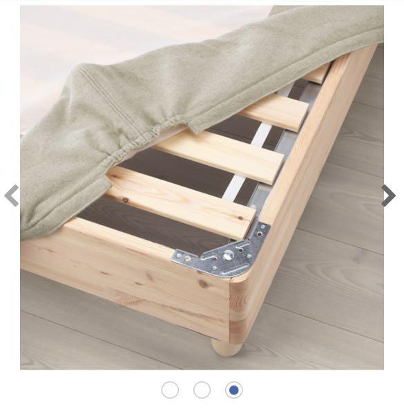急轉 IKEA bed (mattress support+legs) 床架+腳, 傢俬＆家居, 傢俬, 床架及床褥 Carousell
