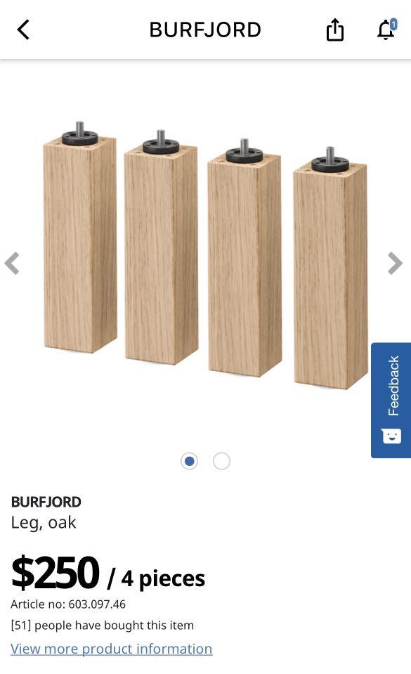 急轉 IKEA bed (mattress support+legs) 床架+腳, 傢俬＆家居, 傢俬, 床架及床褥 Carousell