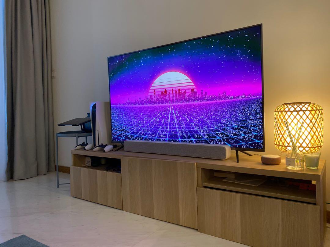 Ikea Besta tv bench with legs, Furniture & Home Living, Furniture