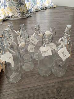 IKEA GLASS BOTTLE