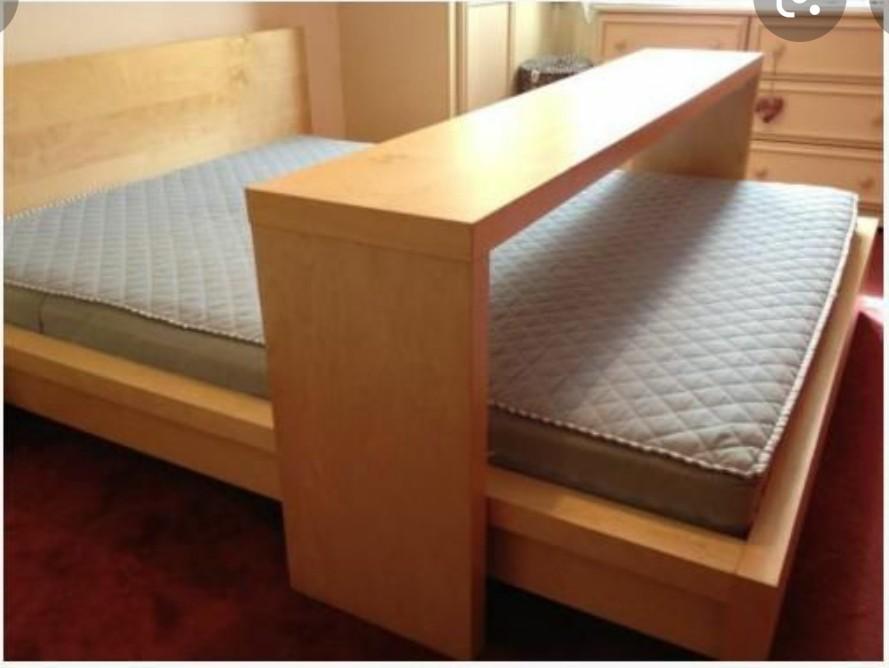 IKEA MALM Overbed Table (Brown Colour), Furniture & Home Living