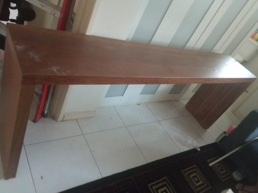 IKEA MALM Overbed Table (Brown Colour), Furniture & Home Living