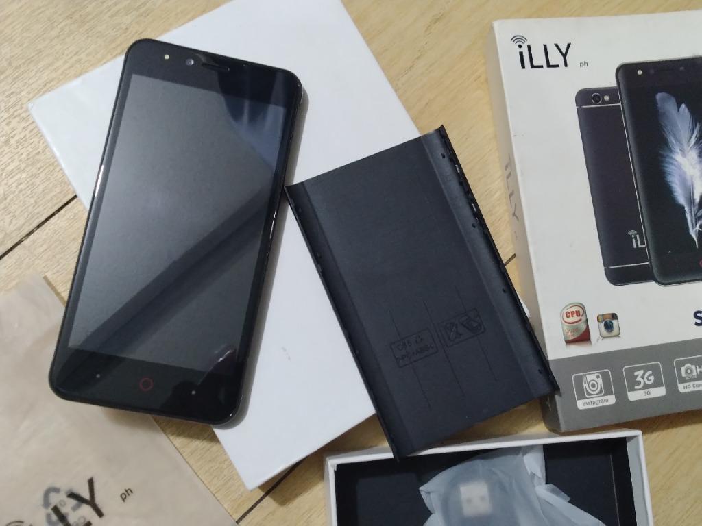 iLLY Sapphire 4 (can be a backup phone) (Category: Android Others) located in Quezon City. Submitted by nextnoel (Listing ID 1111860175, Image 3). Description: 5.0 Inch Display HD camera RAM: 512 MB ROM: 8GB Processor: Quad-Core 2500 Li-ion Battery 6.0 Android Version Marshmallow WIFI Double Flash What's in the box: 1 x iLLY Sapphire, 1 x Manual , 1 x Earphones, 1 x Adapter , 1 x Connector * Battery is now BLOATED (lumobo) due to age, need replac