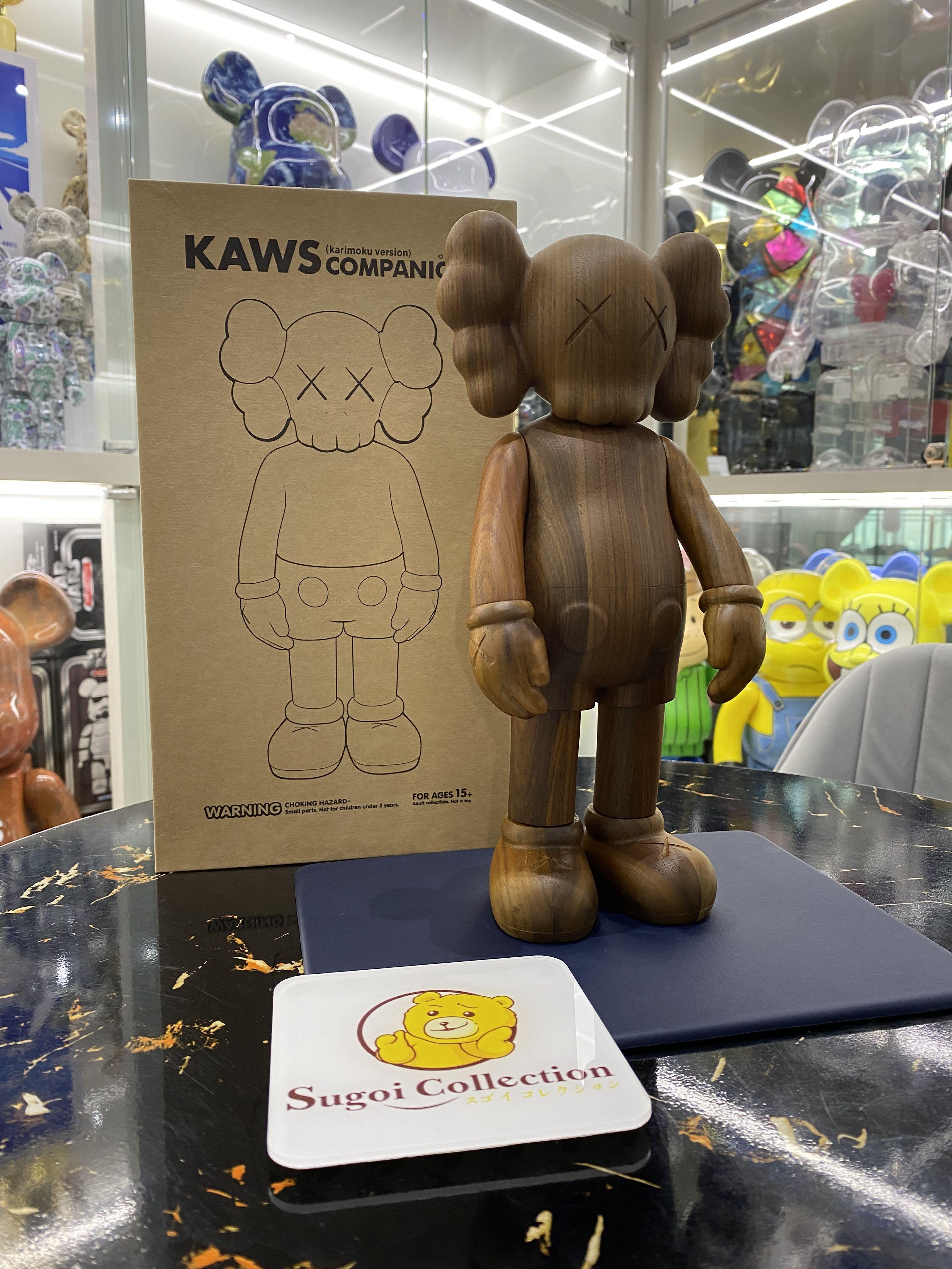 [In Stock] Kaws Companion Karimoku Wooden Sculpture (Released in 2011