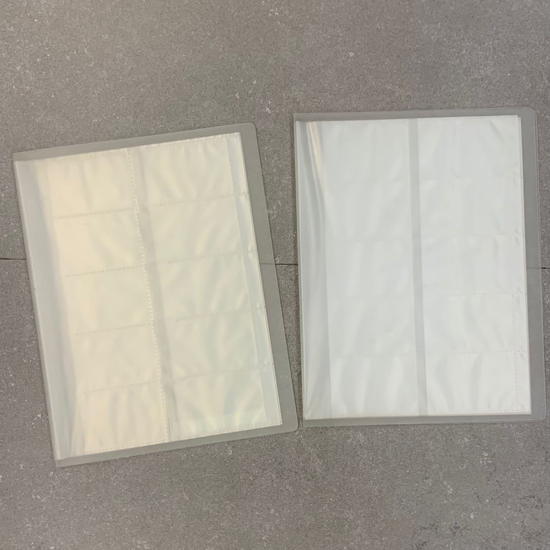 Japan Muji 120 Card Business Name Card Credit Holder Minimalist A4 Book