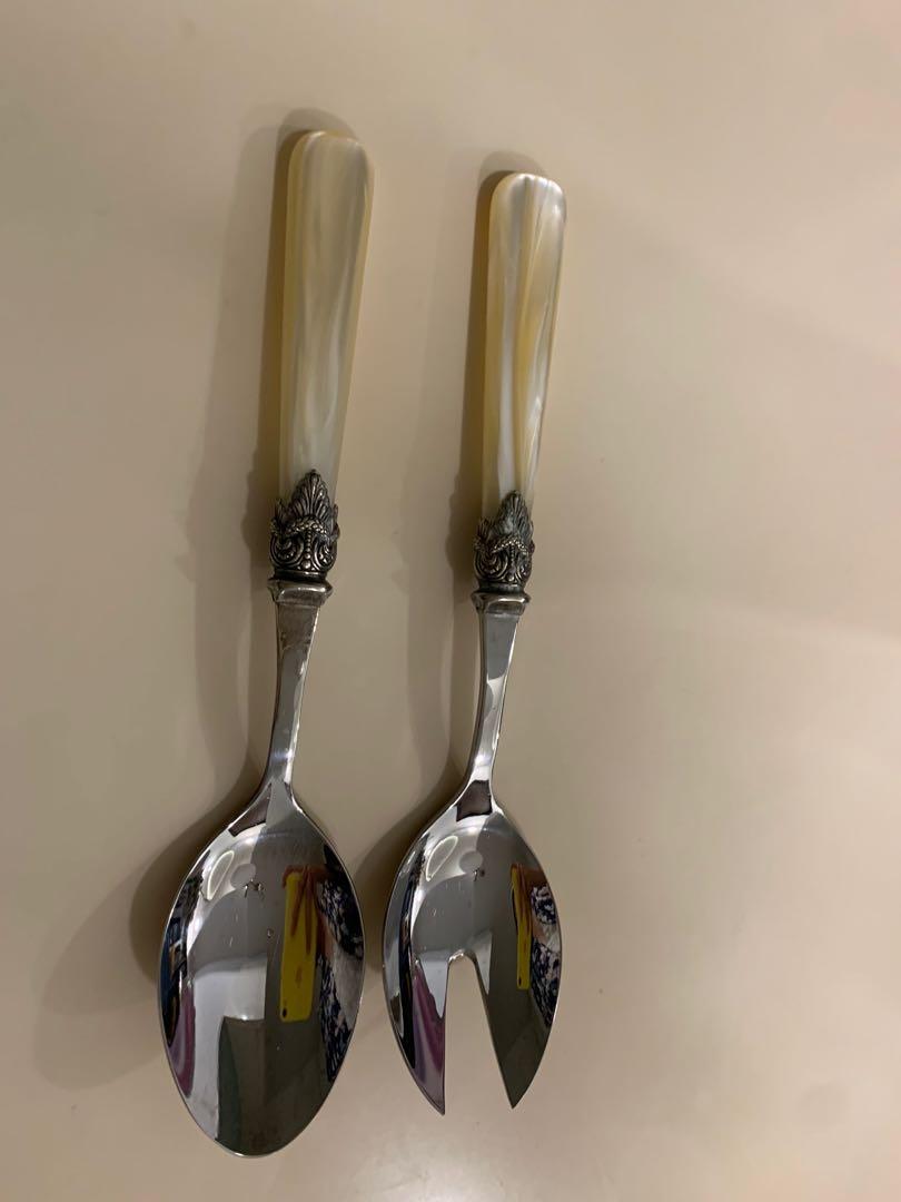 John Lewis Salads folk and spoon, Furniture & Home Living, Kitchenware